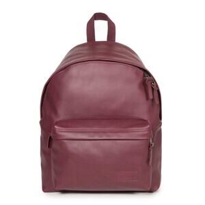 Eastpak‎ Padded Pak r Leather Backpack in Oxblood